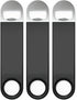 Bartender Bottle Openers, Beer Bottle Openers, Speed Openers 3 Pack by Premium Cold One. Professional Grade: Rubber Coated, Stainless Steel. Large, 7 inch