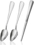 Grapefruit Spoons Serrated Edge Knife Stainless Steel Utensil Tool Dessert Spoon for Citrus Lemon Kiwi Salads Melon Lime Pitaya Apple Fruit Puree (Silver)