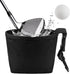 Golf Ball Cleaner Pouch with Belt Clip, 2-in-1 Waterproof Golf Ball Washing Bag, Leak-Proof Microfiber Inner Lining, Portable Golf Club Groove Cleaner Accessory, Practical Golfing Gift for Men & Women