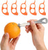6PCS Stainless Steel Orange Peeler tool, 2.76x1.06x0.11&