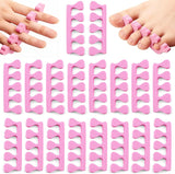 20 Pack Sponge Toe Separators, Toe Separators Set/Soft Foam Toe Separator, Flexible Toe Spacers for Pedicures Toe Dividers for Women Nail Art Pedicure Manicure (3.94x1.38'')