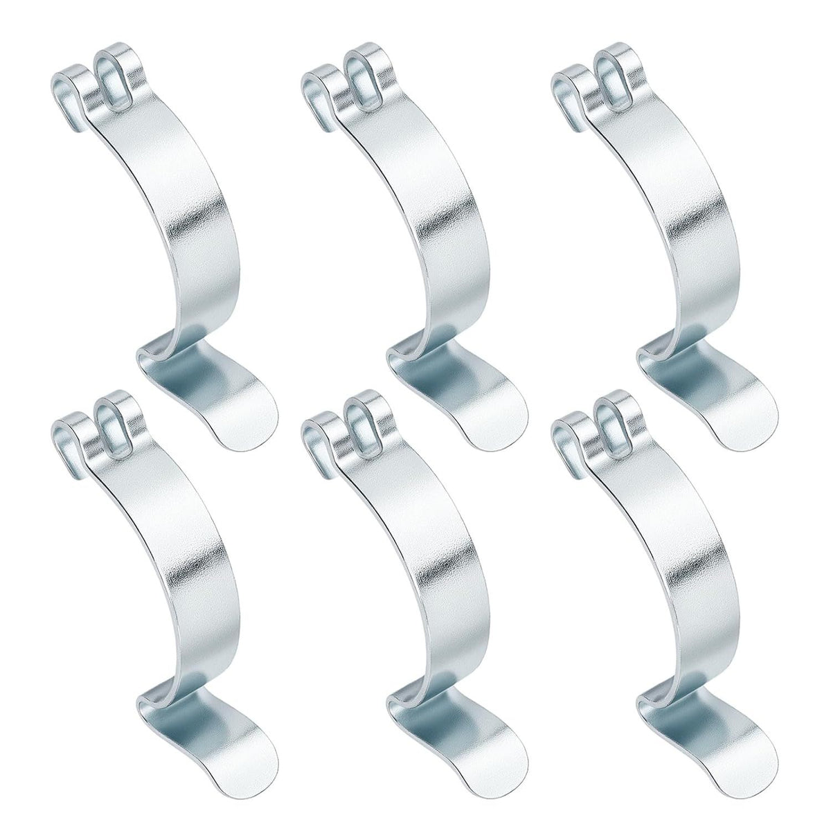Car Air Filter Clips, 6PCS Stainless Steel Air Cleaner Cover Clip for Car, Airing Filter Clean Housing Box Lid Spring Clip Clamp, Universal Airs Cleaning Filters Box Housing Retaining Clipings ﻿