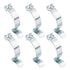 Car Air Filter Clips, 6PCS Stainless Steel Air Cleaner Cover Clip for Car, Airing Filter Clean Housing Box Lid Spring Clip Clamp, Universal Airs Cleaning Filters Box Housing Retaining Clipings ﻿