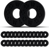 12Pair Rubber Strap Locks For Guitar, 0.98'' Guitar Strap Blocks/Silicone Strap Locks Guitar, Blocks Guitar Locks Strap Protector, Premium Silicone Safety Lockings, Acoustic Guitar Strap Adapter