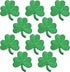 10Pcs Shamrock Iron on Patches, St Patricks Day Iron on Patches, Green Embroidered Emblem Lucky Clover Sew on Appliques for Clothing, Uniforms, Hats, Backpacks, Jackets, Pants, Accessories