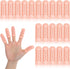 20PCS Gel Finger Cots with Air Holes, Silicone Finger Protectors Fingers Covers for Wounds Breathable Thumb Protector Gloves for Fingers Cracking Trigger Arthritis Pain Relief