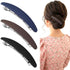 3PCS Large French Hair Barrettes for Women Thin Hairs, Half up French Barrette Hair Clips for Thick Thin, Short and Fine Hairs