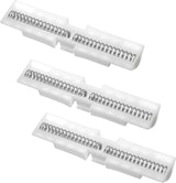 3 Pcs Bifold Door Spring Slide Rail, PET Bi-Fold Door Slide Guide, White Top Track Guide for Bi-Fold Closet Doors and Folding Doors, Easy to Install Bifold Closet Door Replacement Hardware