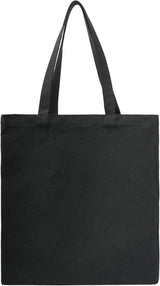 Cotton Canvas Tote Bags - Lightweight Cloth Shopping Bags for DIY Promotion Activity - Solid Color