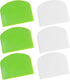 6 PCS Dough Scraper,Dough Cutter Bench Scraper for Bread Cake Dough Fondant Icing