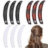 9 Pcs Banana Clips,Banana Hair Clips Ponytail Hair Holder for Long Thick and Curly Hair Women Girls(Brown,Black,White)