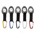 Durable Silicone Water Bottle Holder Hook Carrier with Carabiner Clip & Key Ring, Fits Any 12oz, 17oz and 25oz Water Bottles for Outdoor Activities Camping Hiking Traveling or Daily Use