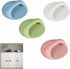 4-Pack Self-Adhesive Cabinet Pulls, No-Drill Handles for Cabinet, Window, Drawer, Glass Door, Easy Installation & Strong Grip (White, Pink, Blue, Green),2.56 Inch Adhesive Pull Knob