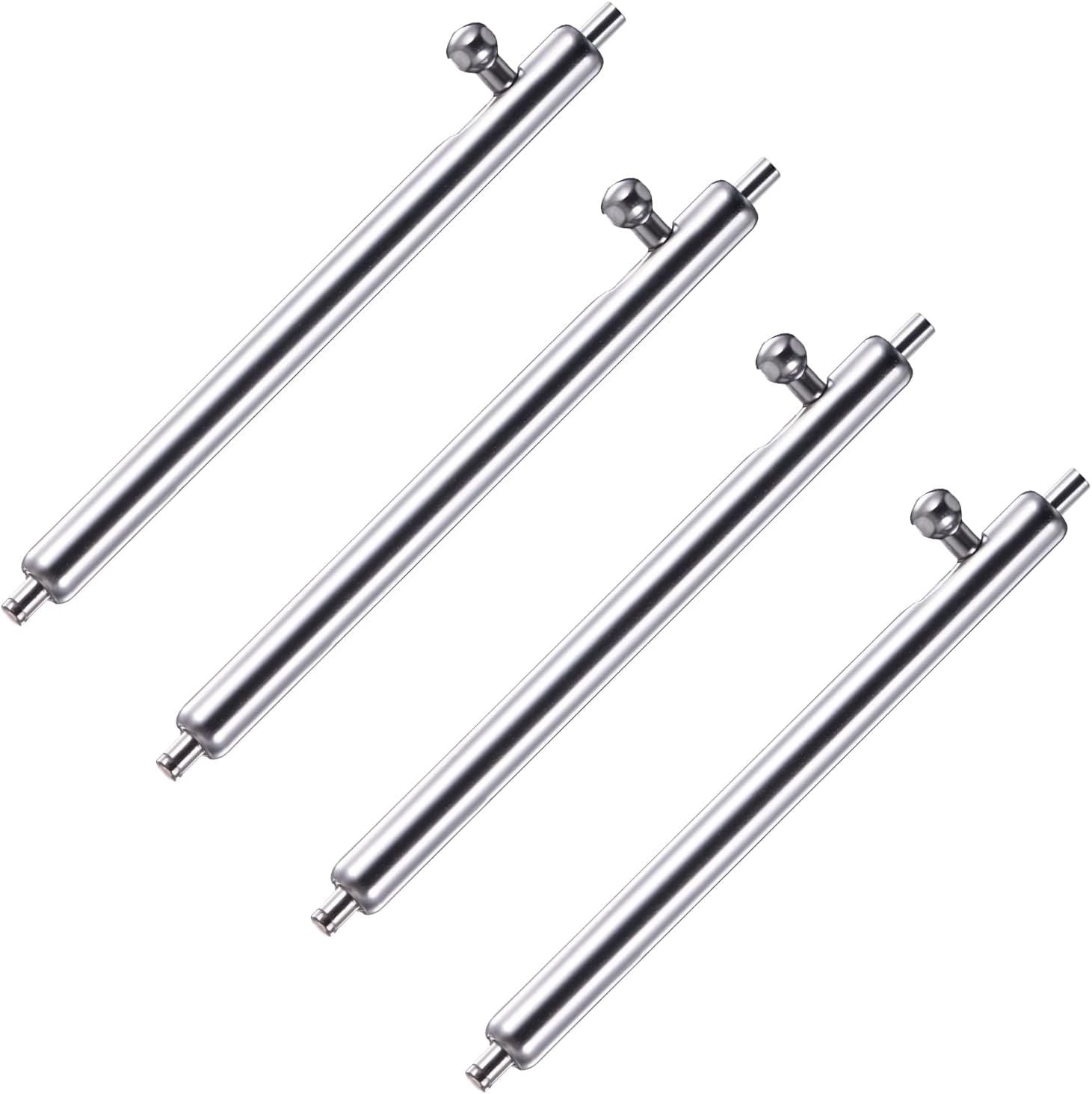 4Pcs Quick Release Spring Bars, Stainless Steel Pins for 22mm Watch Band, Watch Pins Replacement Kit for Watches Band Repairing