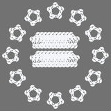 50 Pcs Reusable Balloon Arch Clips, Plastic Balloon Arch Connectors, Garland Holders for Decorating Connector, Balloons Stand Clips for Birthday Wedding (Diameter 2.2 Inch)