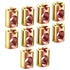 10 PCS M6 Barrel Nut, Slotted Barrel Cross Dowel Nut, Replacement Cross Dowels Barrel Nuts for Furniture Bed Crib and Chairs Hardware Replacement