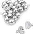 20 Pack Dia.6mm Magnetic Clasps Round Balls Leather Bracelet Necklace Paracord Fashion Jewelry DIY Leathercraft Accessories 