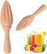 Wooden Citrus Reamer,Handheld Hand Citrus Lemon Juicer,Portable Fruit Squeezer,Kitchen Juicing Tool,Manual Orange Lemon Juice Reamer for Daily Home Bar Cafe Restaurant Use
