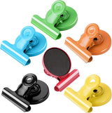 6 Pack Fridge Magnets Refrigerator Magnets, Magnetic Clips for Whiteboard, Magnet Clips for Kitchen Office Organizing & Decorating