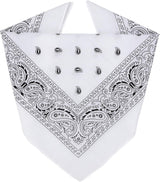 100% Cotton & Natural Fibers Bandana Scarf - Soft, Durable, Machine Washable – Unisex for Men & Women