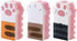 3Pcs Pink Random Style Cat Claw Design Kitchen Cleaning Sponges,Cute Household Cleaning Tool,Claw Design Non-Scratch Dishwashing Scrub Sponge Kitchen Cleaning Tool,Household Supplies