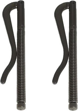 2Pcs Black Spring Money Clips Metal Bifold Money Clip Bar Wallet Replace Parts Spring Clamp Cash Holder(70mm)