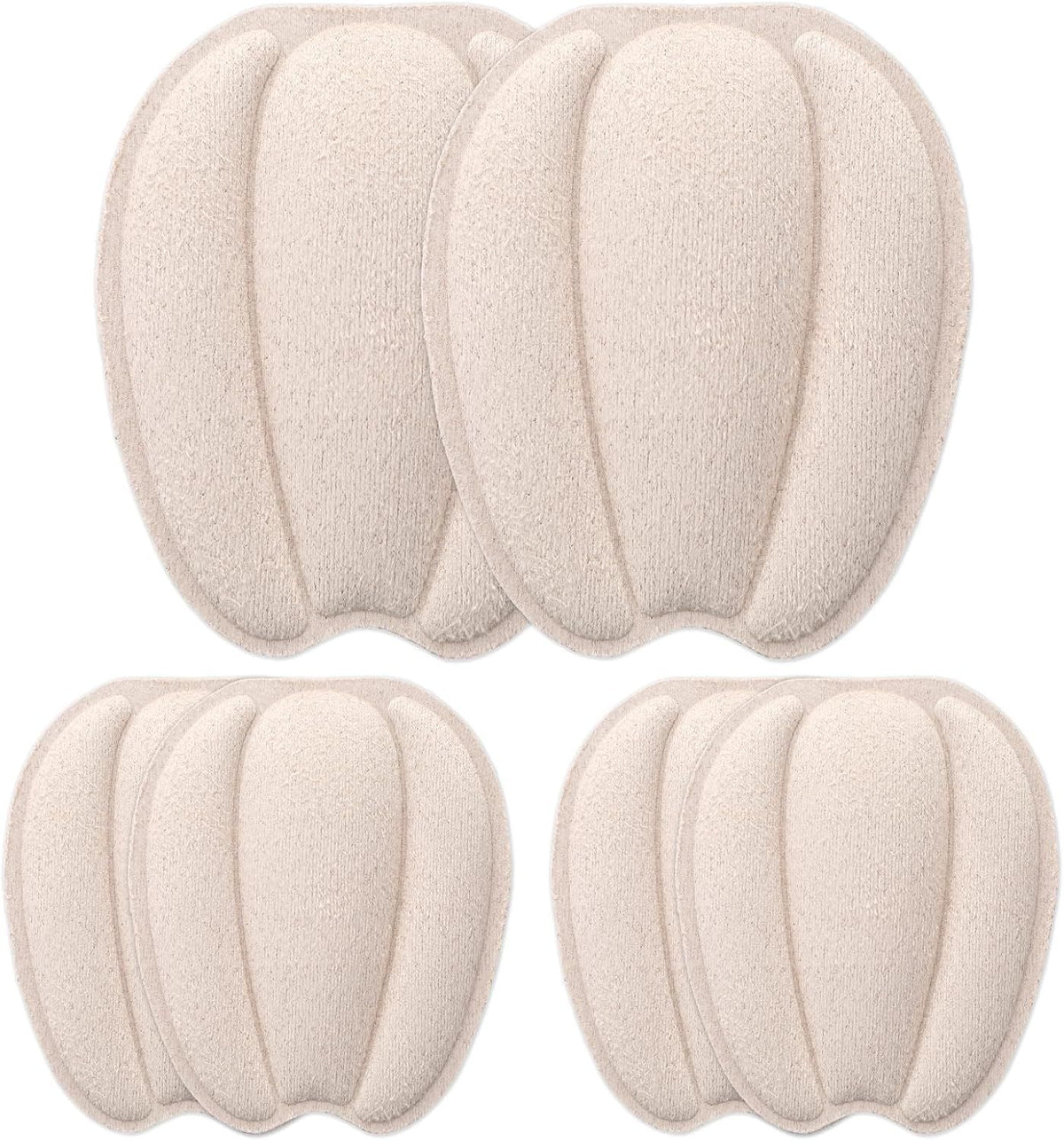 3 Pairs Tongue Pads for Shoe Too Big, Non Slip Tongue Cushion Insert for Loose Shoe Size Reducer Heel Pads Grips Cushion Inserts Replacement Shoes Filler for Men Women (Beige)