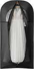 Kimmama Dress Bags for Gowns, Garment Bags for Hanging Clothes, Garment Protector Cover for Wedding Dress, Suit, Dance Costumes, Coat, PEVA, Black, 23.6" x 65"
