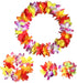 4 Pcs Multicolor Hawaiian Leis for Graduation Party, Dance Party, Photo Prop in Outdoors (Multicolor)