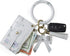 ECOSUSI Wristlet Keychain Key Ring Wallet Bracelets Card Holder Purse with Tassel