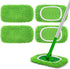 Reusable Microfiber Mop Pads Compatible with Swiffer Sweeper- 4 Pack Dry Sweeping Cloths & Wet Mopping Cloths - Chenille Washable Wet Pads Refill for Mopping Floors (Mop is not Included)