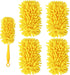 Reusable Duster Refill Compatible with Swiffer Hand Duster - 360 Heavy Duty Dusters Refills - Microfiber Ceiling Fan Duster for Swiffer Dusters Extended Handle, 4 Pack(Handle is Not Included)