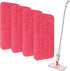 Mop Replacement Pads Compatible with OXO Good Grips Spray Mop - Reusable Microfiber Pad Refill for Floor Cleaning, 4 Pack (Mop is Not Included)