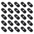 Xadnitu 1/4"-20 Threaded Centered Slide in Economy T Nuts, T Nut Accessory Hardwares for 10 Series Aluminum Extrusion Profiles Rail