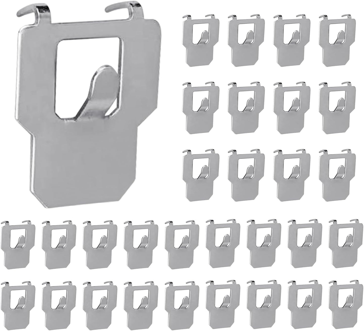 Xadnitu 30 Pieces 30LB Claw Drywall Picture Hangers for Easy Wall Picture Frames, Mirrors, Paintings, Art Hanging, Supporting in Home and Office Decoration
