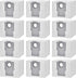 12 Pack Dust Bags for Roborock S8 Pro Ultra, S8+, Q7 Max+, Q8 Max+, Q5 Max+, Q5+, Q5 Pro+, Q7, Q7+, Q7 Max+, S7 MaxV Ultra,S7 Max Ultra Vacuum Cleaner Replacement Disposable Dust Bags- 4L