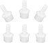 Plastic Hose Barb Fittings 1/2" Barb X 1/2" NPT Male Thread Adapter Connector Pipe Fittings (pack of 6)