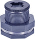 2” Female PVC Bulkhead Fitting with Plug Silicon Seal Gasket Water Tank Connector for 3 Inch Hole Saw Rain Barrels, Aquariums