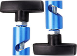 Lift Support Clamp Hood Strut Fixing Clamps Stay Holder for Tailgates and Trunks with up to Dia.3/8” (10mm) (Blue-Pack of 2)