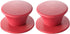 Universal Pot Pan Lids Replacement Knob, Silicone Heat Resistant Pan Cover Holding Handles BPA Free Dishwasher Safe Fits Skillets and Kitchen Cookware (Pack of Two-Red)