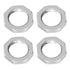4 pcs 1/2" NPT Cast Pipe Fitting Hex Locknut Stainless Steel home brew Fittings
