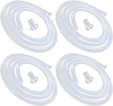 Replacement Silicone Tubing for Water Bottle Pump, High Temp Pure Silicone Hose Tube High Compatibility for Most Electric B Charging Automatic Drinking Water Pump-4 Pack