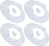 Replacement Silicone Tubing for Water Bottle Pump, High Temp Pure Silicone Hose Tube High Compatibility for Most Electric B Charging Automatic Drinking Water Pump-4 Pack