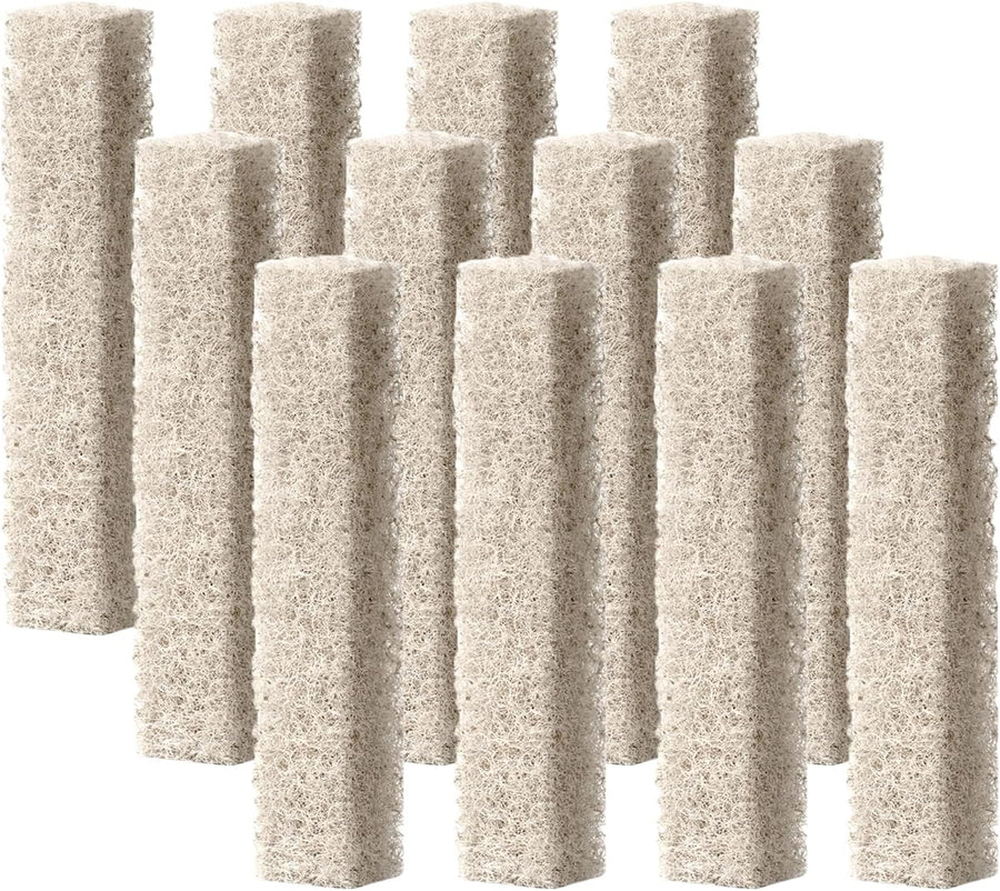 12-Pack Replacement Ammonia Reducer Pads Compatible with Aqueon QuietFlow 10 LED PRO and SmartClean 10-20 Gallons Aquarium Power Filter