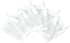 Aquarium Filter Media Bags 6pcs Fish Tank Extra Fine 100 Micron Mesh Bags with Plastic Zipper for Activated Carbon (3” x 4”)