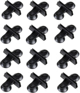 12 Pack Aquarium Divider, Suction Cup Divider Black, Plastic Sheet Isolation Holder for Fish Tank