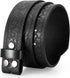 Western Leather Belt for Men without Buckle Cowboy Cowgirl Leather Belt Strap for Jeans