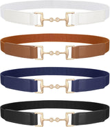 Belts for Women Adjtable Skinny Elastic Belt for Dresses