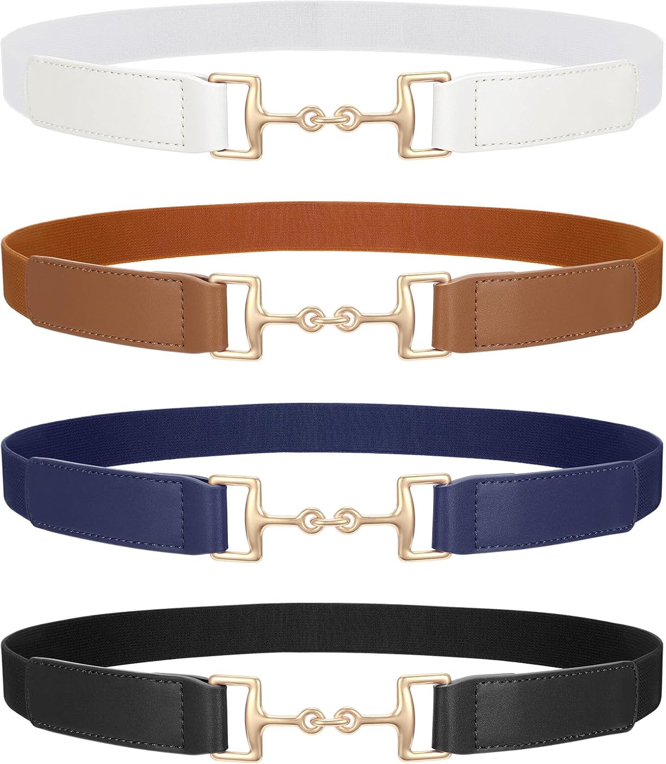 Belts for Women Adjtable Skinny Elastic Belt for Dresses