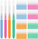100pcs Interdental Brhes Dental Cleaning Tools Tooth Floss Picks Oral Hygiene Toothpicks